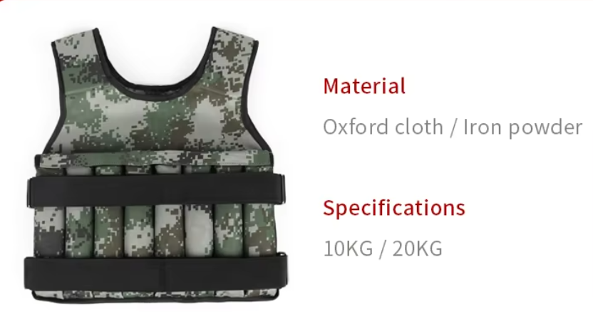 Adjustable Weighted Vest ( Up to 20kg )