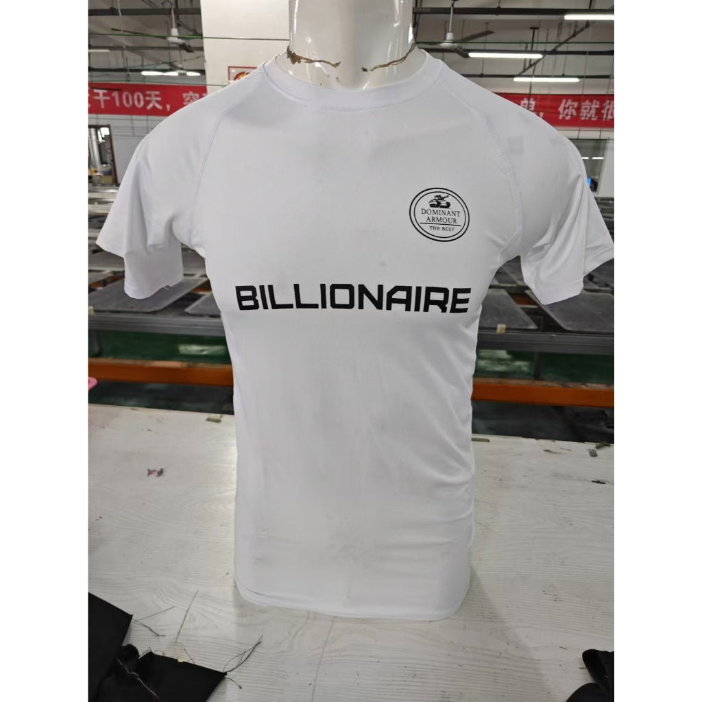 Billionaire Compression shirt ( white spandex )